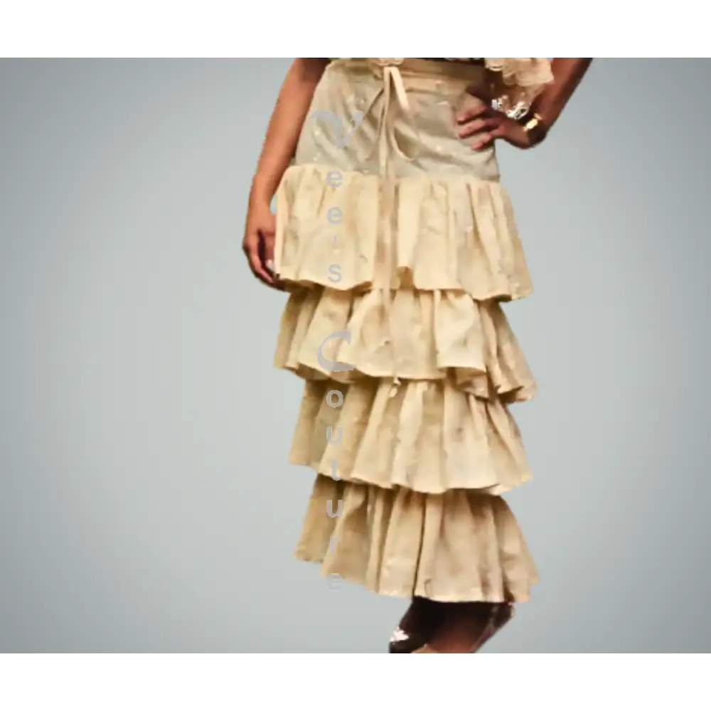 Vee’s 4-Layered Skirt Long Skirt